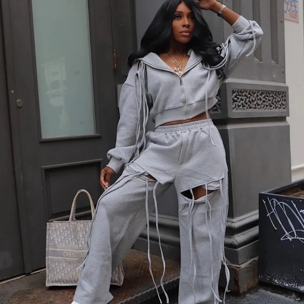 Stylish Gray Women's Jumpsuit
